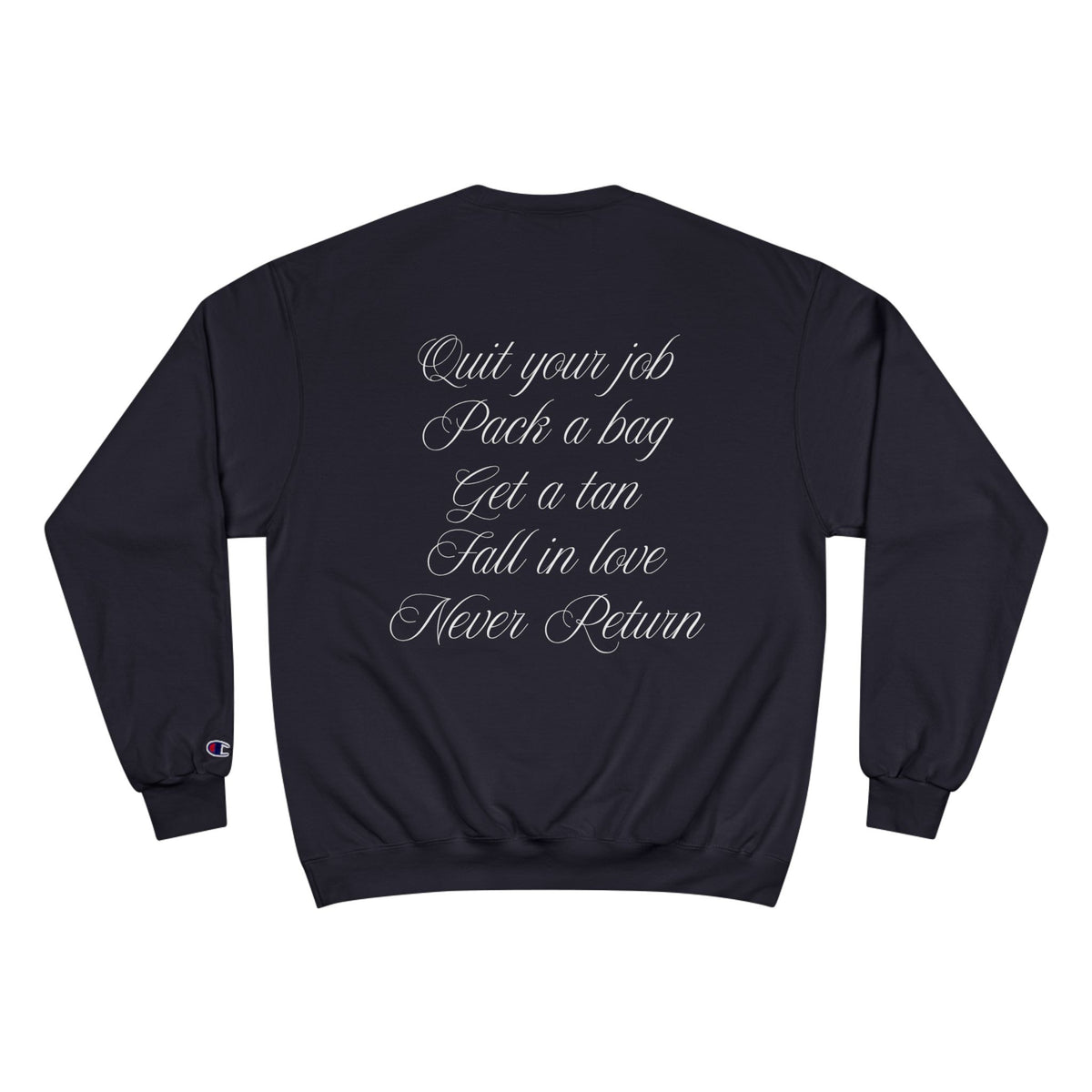 "Quit your Job" Navy Crewneck Sweatshirt