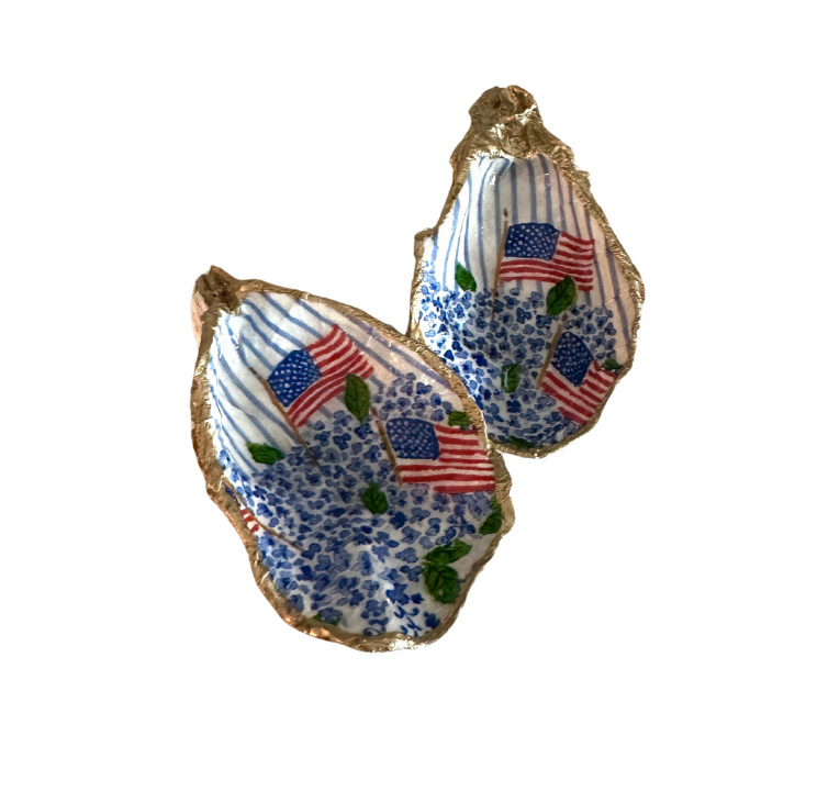"American Hydrangeas" Jewelry Tray