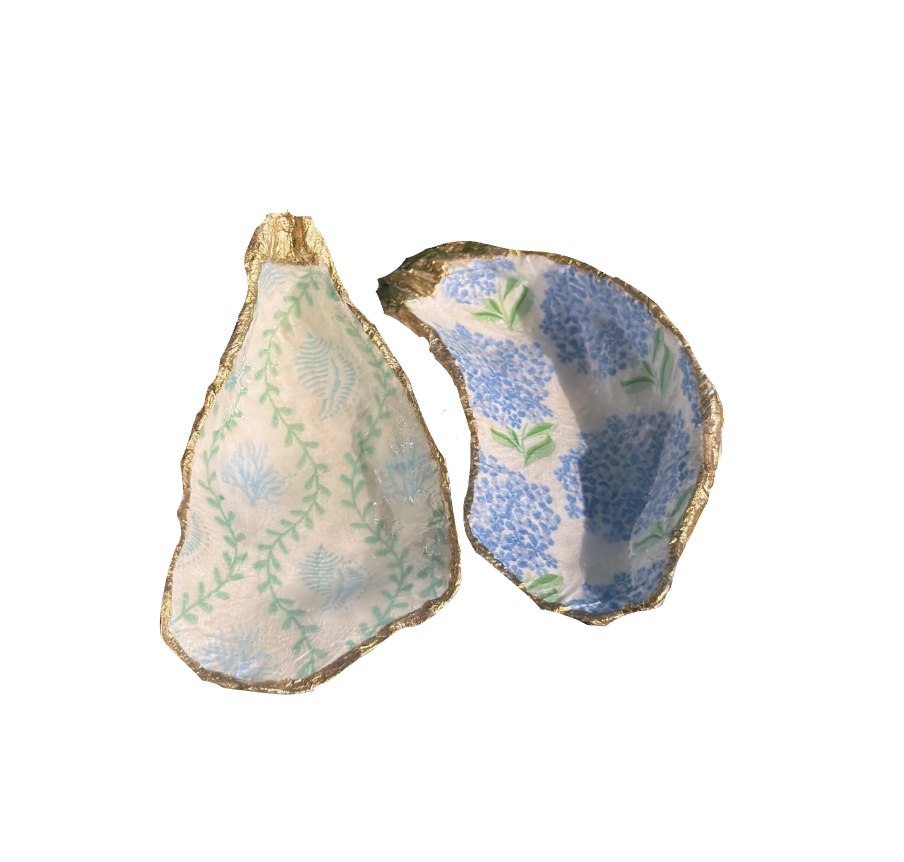 "Ivy and Hydrangea" Ring SET