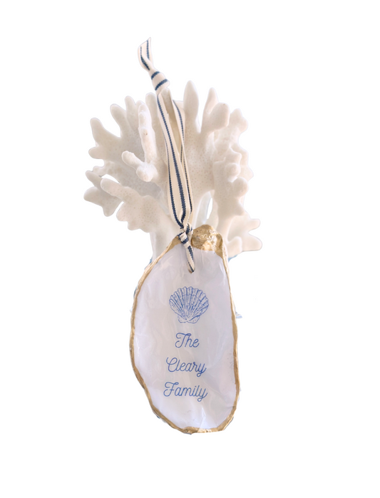 "Family Name Shell" Ornament