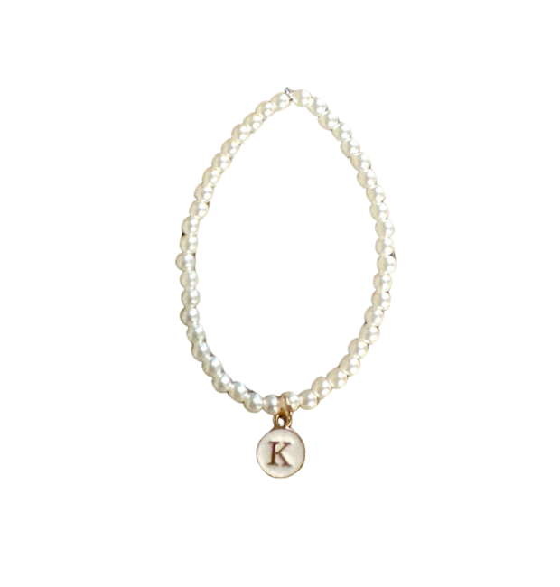 Initial Pearl Bracelet