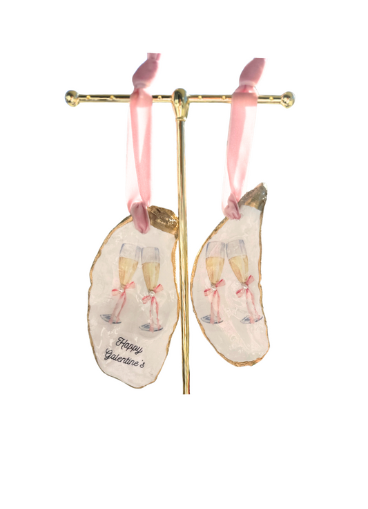 "Cheers to Galentine's" Ornament