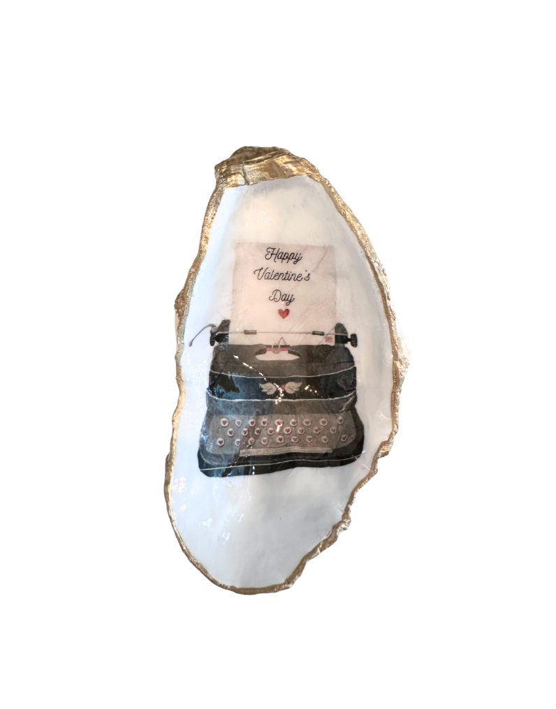 "Valentine"s Typewriter" Jewlery Tray