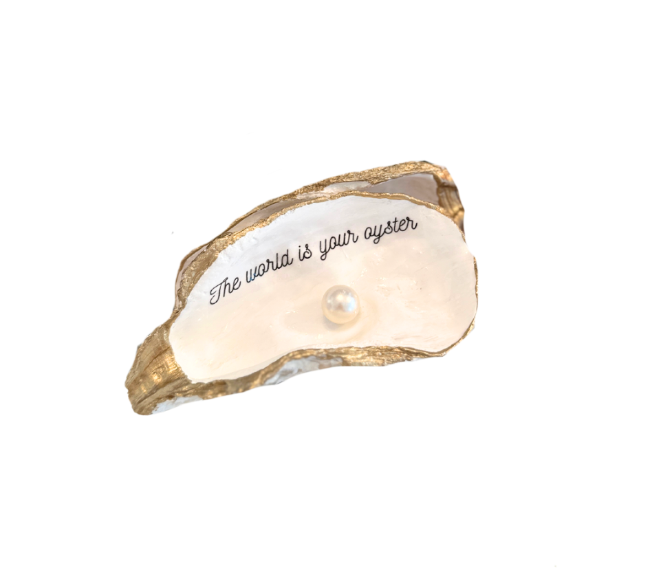 "The World is your Oyster" Jewelry Tray