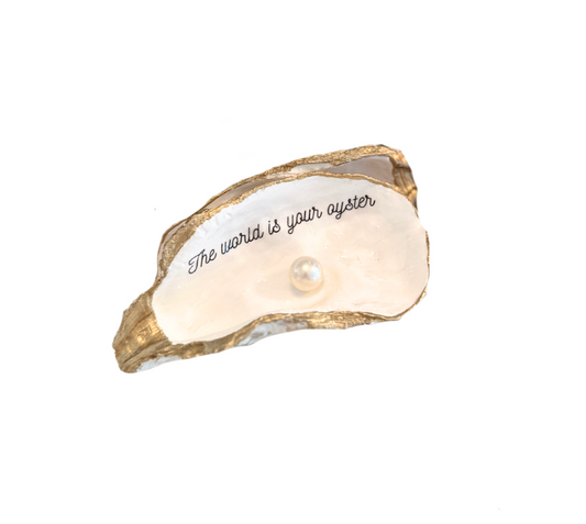 "The World is your Oyster" Jewelry Tray