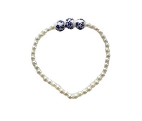 "Amalfi" Pearl Beaded Bracelet